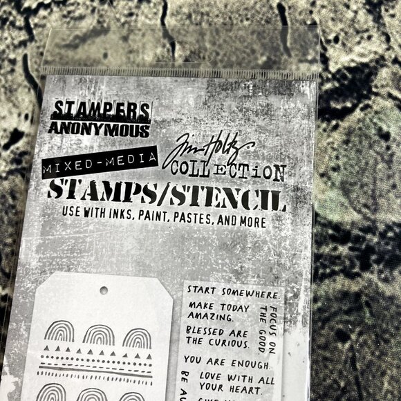 TIM HOLTZ Note Worthy STAMPS STENCIL Set - Picture 9 of 9